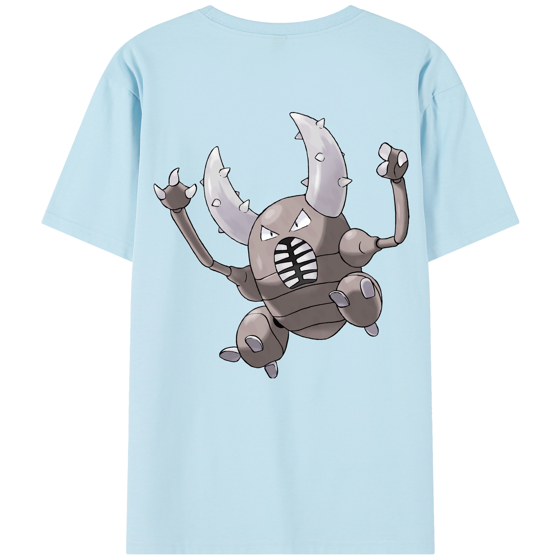 （画像用） ポケットモンスター Pokémon 綿100％半袖Tシャツ（背面プリント）
